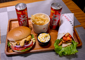 Hawk Wrap O Burger Deal